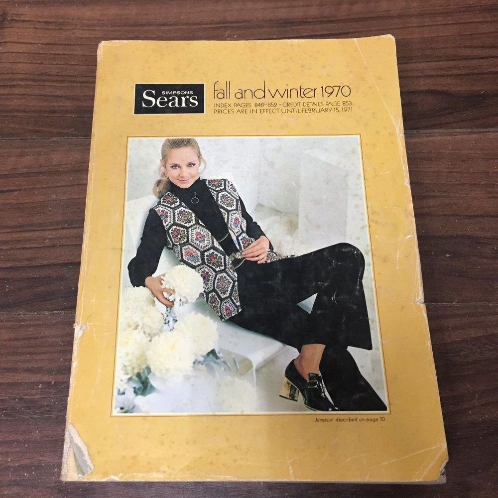 1970 Fall and Winter Sears Catalog Canada
